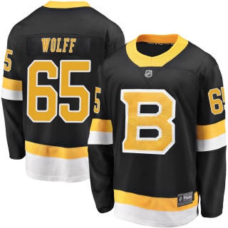 Youth Nick Wolff Boston Bruins Fanatics Branded Breakaway Alternate Jersey - Premier Black