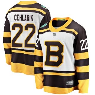 Youth Peter Cehlarik Boston Bruins Fanatics Branded 2019 Winter Classic Jersey - Breakaway White