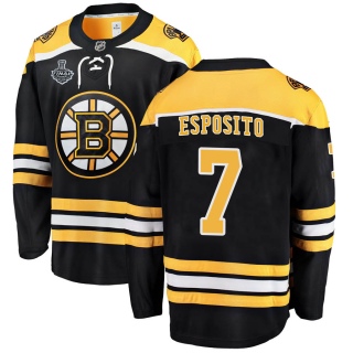 Youth Phil Esposito Boston Bruins Fanatics Branded Home 2019 Stanley Cup Final Bound Jersey - Breakaway Black
