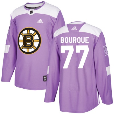Youth Ray Bourque Boston Bruins Adidas Fights Cancer Practice Jersey - Authentic Purple