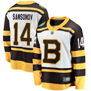 Youth Sergei Samsonov Boston Bruins Fanatics Branded 2019 Winter Classic Jersey - Breakaway White