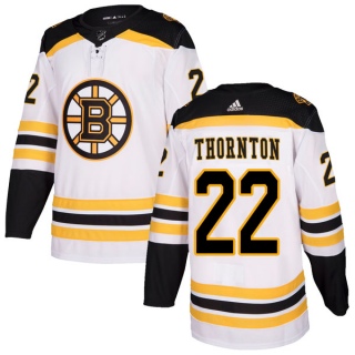 Youth Shawn Thornton Boston Bruins Adidas Away Jersey - Authentic White