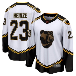 Youth Steve Heinze Boston Bruins Fanatics Branded Special Edition 2.0 Jersey - Breakaway White