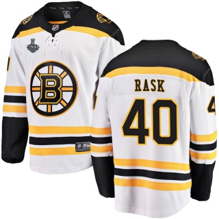 Youth Tuukka Rask Boston Bruins Fanatics Branded Away 2019 Stanley Cup Final Bound Jersey - Breakaway White