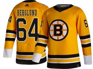 Youth Victor Berglund Boston Bruins Adidas 2020/21 Special Edition Jersey - Breakaway Gold