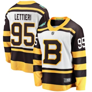 Youth Vinni Lettieri Boston Bruins Fanatics Branded 2019 Winter Classic Jersey - Breakaway White