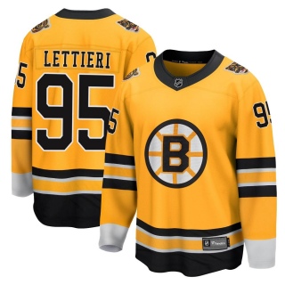 Youth Vinni Lettieri Boston Bruins Fanatics Branded 2020/21 Special Edition Jersey - Breakaway Gold